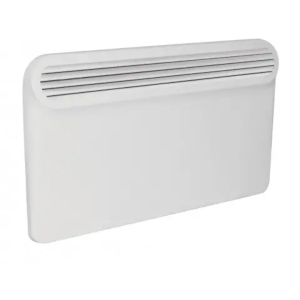 A white panel heater